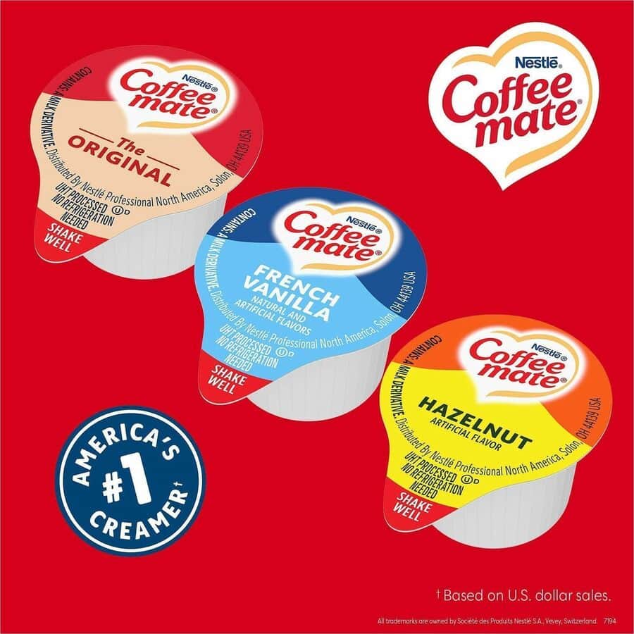 Nondairy Liquid Creamer Singles - Variety Pack by Coffee mate