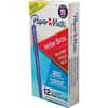 PAP3311131C - Write Bros. Ballpoint Stick Pens, Medium Pen Point, Blue Ink, Blue Barrel, 1 Dozen
