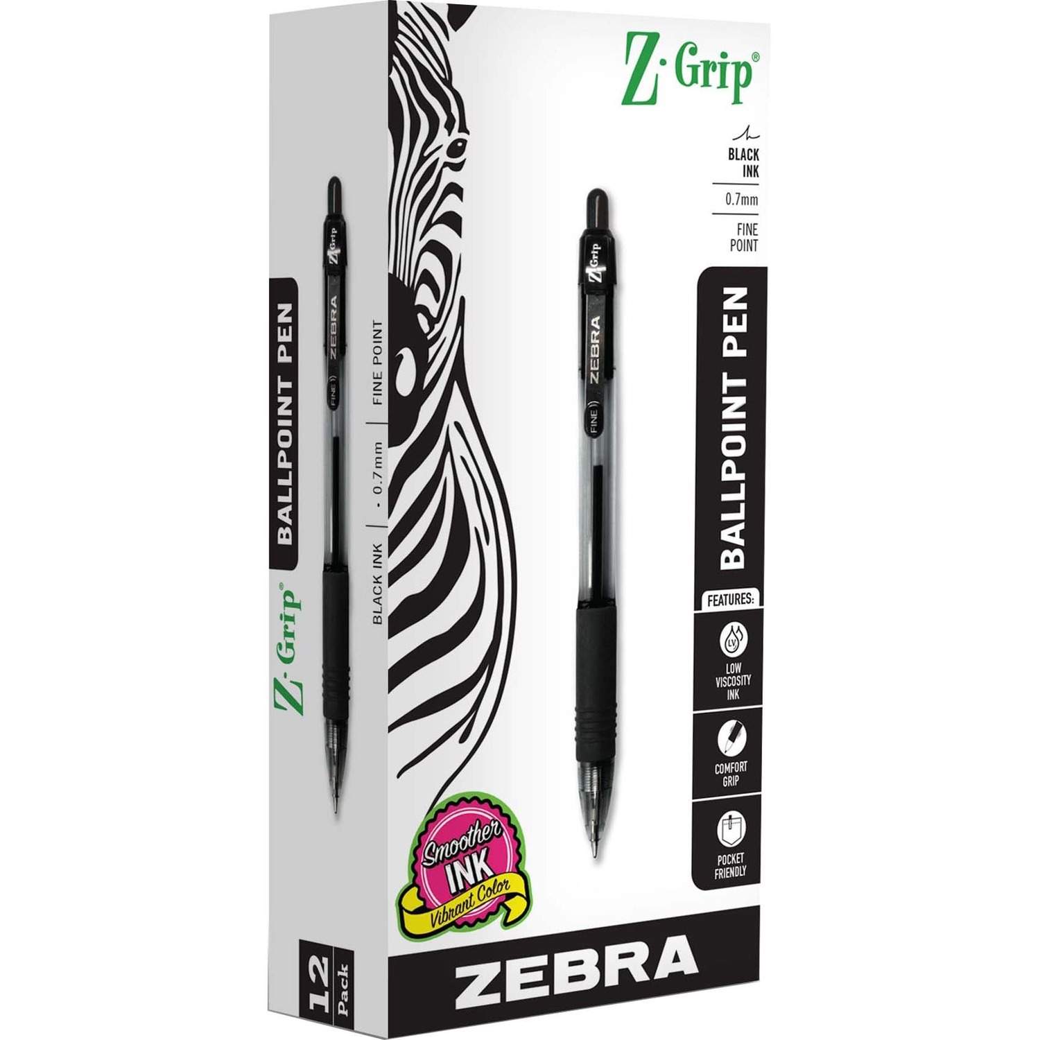 Z-Grip Ballpoint Pen by Zebra® ZEB22196 | OnTimeSupplies.com