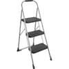 CSC11408PBL1E - 3-Step Big Step Folding Stool, 200 lb Capacity, 17.75 x 28 x 45.63, Light Gray