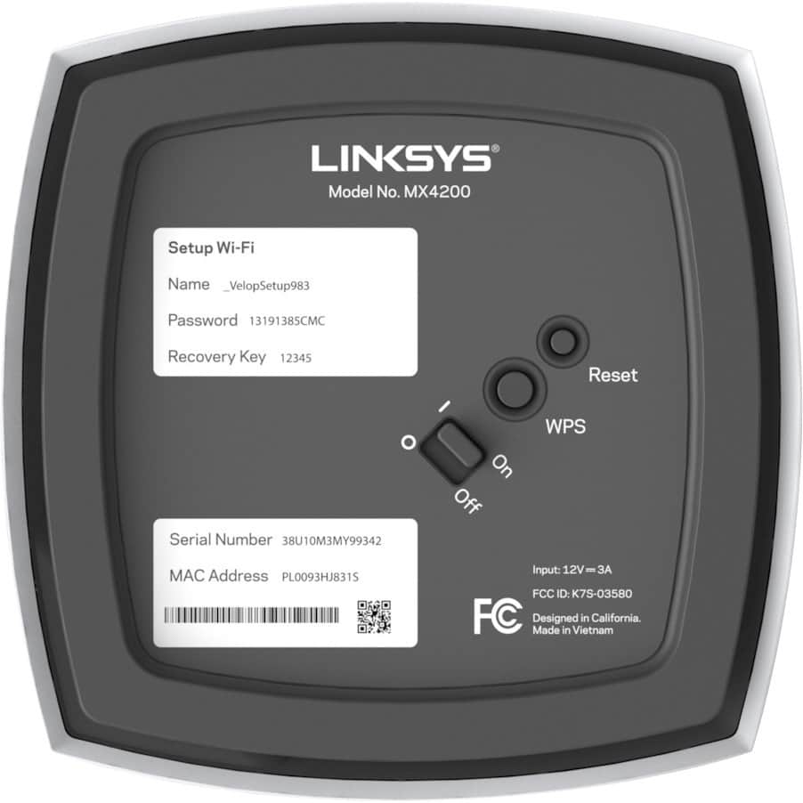 LINKSYS MX4200 無線LANルーター 本体 2個 Amazon.com: Linksys MX4200 Mesh WiFi Router - AX4200 WiFi 6
