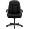 BSXVL601VA10 - High-Back Executive Chair, Polyester Seat Material, Black Back Color, Polyester Back Material, Black Frame Color, High Back, 5-star Base, Armrest, 1 Each