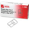 ACC72130 - Regal Owl Paper Clips, Small, Medium, No. 3, 1" Size Capacity, for Paper, Document, Strong, Tear Resistant, Scratch Resistant, Silver, Steel, 100 / Box