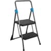 CSC11829GGB - Commercial 2-Step Folding Stool, 300 lb Capacity, 20.5 x 24.75 x 39.5, Gray