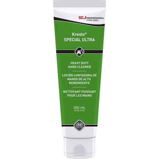 SC Johnson Kresto Special Ultra Hand Cleaner - 8.5 fl oz (250 mL) - Paint Remover - Hand, Industrial, Automotive - Brown - Soap-free, Heavy Duty, Odorless, Silicone-free - 12 / Carton SC Johnson Kresto Special Ultra Hand Cleaner - 8.5 fl oz (250 mL) - Paint Remover - Hand, Industrial, Automotive - Brown - Soap-free, Heavy Duty, Odorless, Silicone-free - 12 / Carton