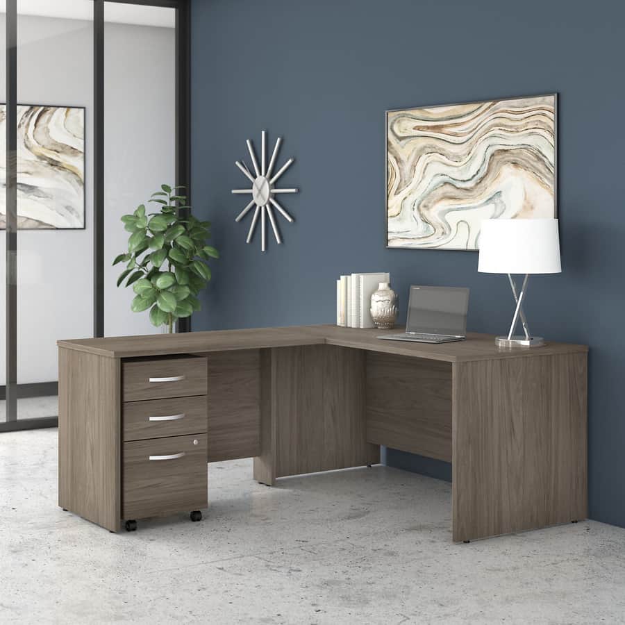 【すー】 Studio C L Shaped Desk by Bush Business Furniture