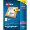 AVE5126 - Internet Shipping Labels, 5.5" x 8.5" , 200 Total (05126), 5 1/2" Width x 8 1/2" Length, Permanent Adhesive, Rectangle, Laser, Matte, White, Paper, 2 / Sheet, 100 Total Sheets, 200 Total Label(s)