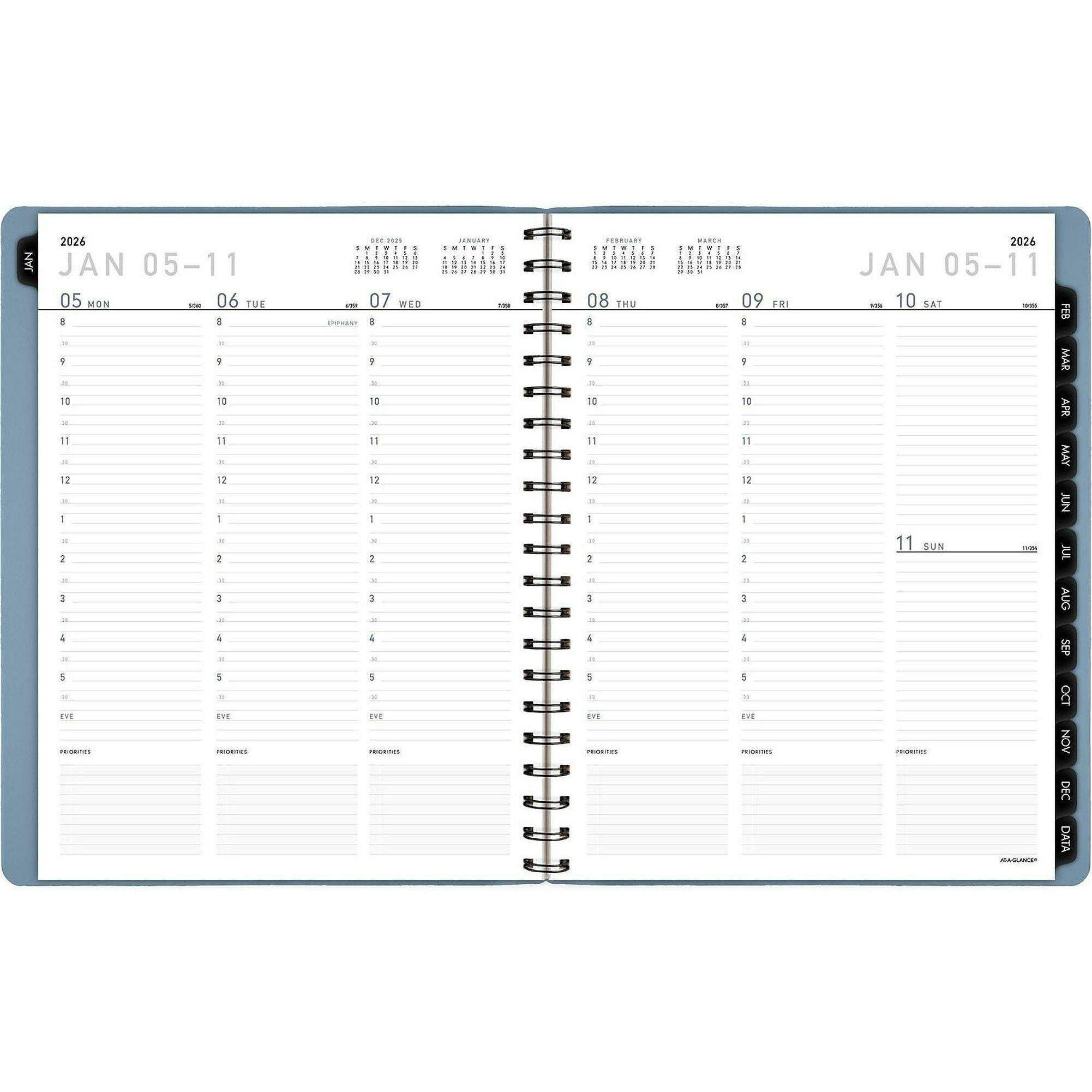 Contemporary Weekly/Monthly Planner by At-A-Glance AAG70940X20