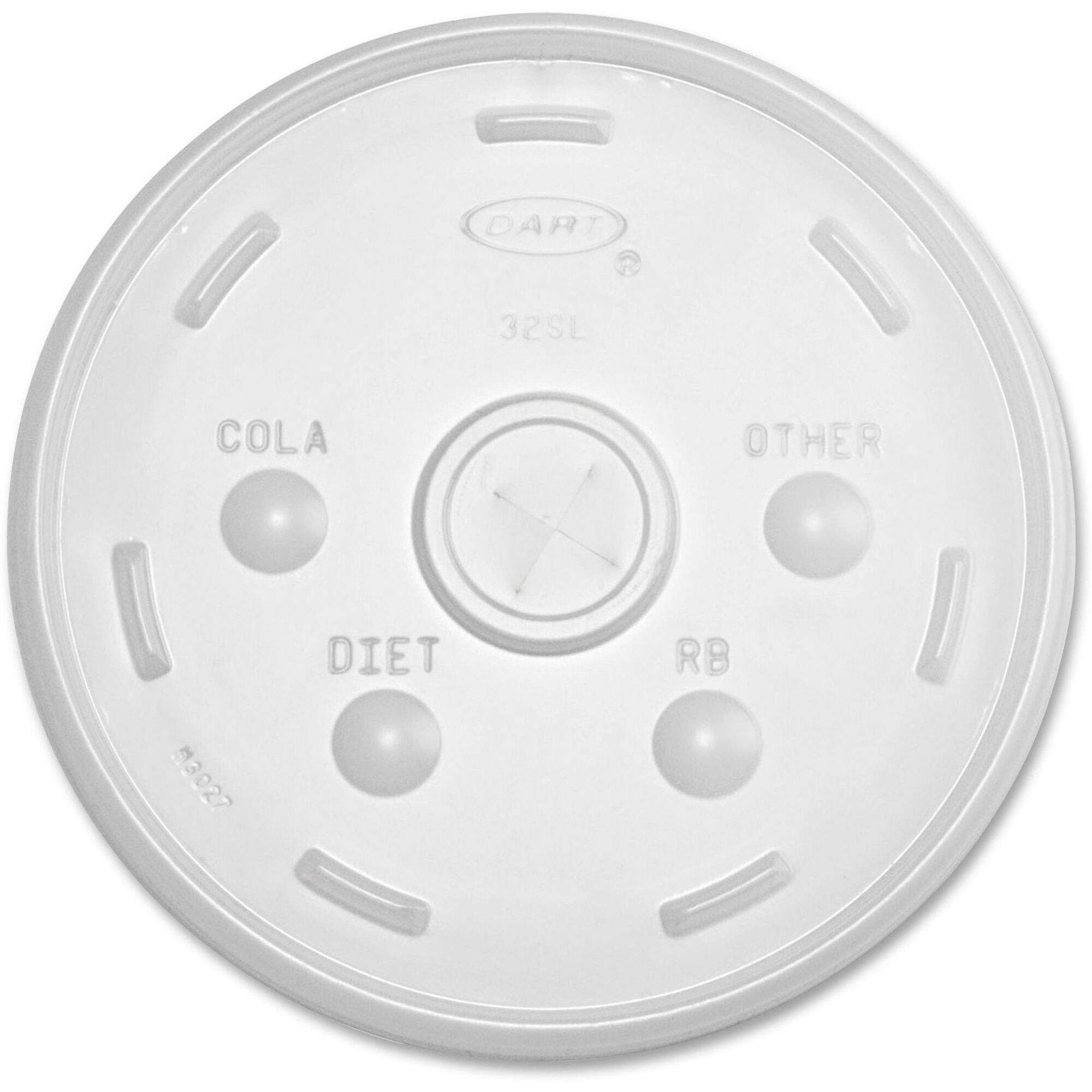 Translucent Slotted Lids by Dart® DCC32SL1 | OnTimeSupplies.com