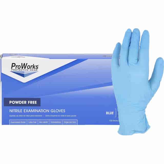Nitrile Powder-Free Exam Gloves by ProWorks HOSGLN135FL - Main Image