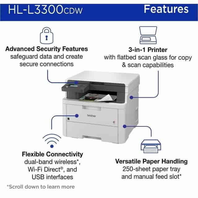 BRTHLL3300CDW Product Image 6