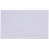 UNV47210 - Printable Index Card, 3" x 5", Acid-free, Ruled, White, 100 / Pack