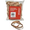 UNV00464 - Standard Rubber Bands, Size: #64, 3.5" Length x 0.3" Width, Elastic, Rubber, Beige, 80 / Pack