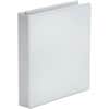 UNV20972 - Economy Round Ring View Binder, 3 Rings, 1.5" Capacity, 11 x 8.5, White, 1 1/2" Binder Capacity, 275 Sheet Capacity, 3 Ring, Fastener: Ring, Pocket: 2, Inside Front & Back, Polypropylene, White