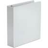 UNV20982 - Economy Round Ring View Binder, 3 Rings, 2" Capacity, 11 x 8.5, White, 2" Binder Capacity, 375 Sheet Capacity, 3 Ring, Fastener: Ring, Pocket: 2, Inside Front & Back, Polypropylene, White, Recycled