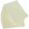 UNV28073 - Note Pad, 4" Flag/Note Width x 6" Flag/Note Length, Rectangle, 100 Sheets per Pad, Unruled, Yellow, Paper, Self-stick, Repositionable, Adhesive Backing, Recycled, 12 / Pack