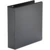 UNV20981 - Economy Round Ring View Binder, 3 Rings, 2" Capacity, 11 x 8.5, Black, 2" Binder Capacity, 375 Sheet Capacity, 3 Ring, Fastener: Ring, Pocket: 2, Inside Front & Back, Polypropylene, Black, Recycled