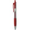 UNV39914 - Universal, 0.7 mm Medium, Conical Pen Point, Retractable, Red Ink, Gel-based, Water Based, Clear, Red Barrel, 12 / Dozen