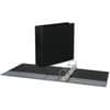 UNV20747 - Slant D-Ring View Binder, 3 Rings, 3" Capacity, 11 x 8.5, Black, 3" Binder Capacity, 600 Sheet Capacity, 3 Ring, Fastener: Ring, Pocket: 2, Inside Front & Back, Polypropylene, Black, Non-stick, 1 Each
