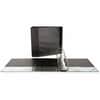 UNV20995 - Slant D-Ring View Binder, 3 Rings, 4" Capacity, 11 x 8.5, Black, 4" Binder Capacity, 775 Sheet Capacity, 3 Ring, Fastener: Ring, Pocket: 2, Inside Front & Back, Polypropylene, Black, Non-stick, 1 Each