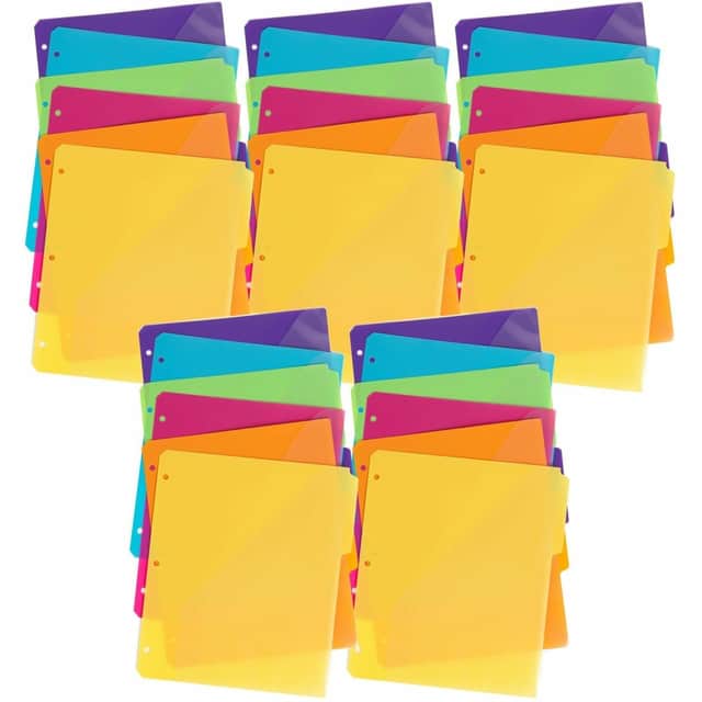 index card binder with dividers Henoyso 2 Pcs 3" x 5" A7 Refillable 6 Ring Money Saving Binder Leather Budget with 10 Card Guides 160 Index Cards and Hole Punch Z index card file guides let you stay organized letter by letter Index Card Organizer: Binders, Notebooks