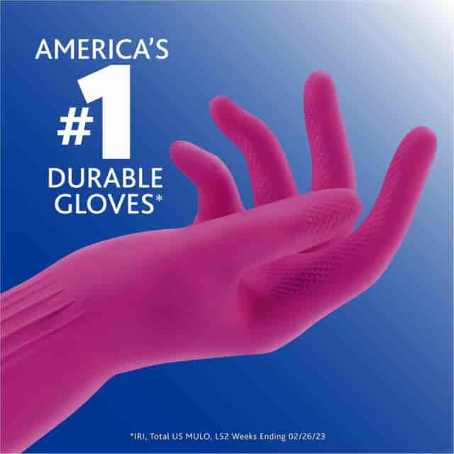 Gants De Ménage O-Cedar Playtex – Lot De 2, Taille M, Rose, Neufs