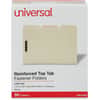 UNV13420 - 1/3 Tab Cut Letter Recycled Classification Folder, 3/4" Expansion, 2 Fastener, 2" Fastener Capacity, Top Tab Location, Assorted Tab Position, Manila, 10% Recycled, 50 / Box