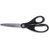 UNV92009 - Scissors, 3.75" Cutting Length, 8" Overall Length, Straight-left/right, Stainless Steel, Pointed Tip, Stainless Steel, Black, 1 Each