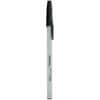 UNV15613 - Ballpoint, 1 mm Medium, Conical Pen Point, Black Ink, Oil Based, Gray Stick, Black Barrel, Office, 60 / Pack