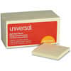 UNV35688 - Standard Self-Stick Pads, 1800 x Yellow, 3" Flag/Note Width x 3" Flag/Note Length, Square, 100 Sheets per Pad, Unruled, Yellow, Self-stick, Residue-free, 18 Pads/Pack, 18 / Pack