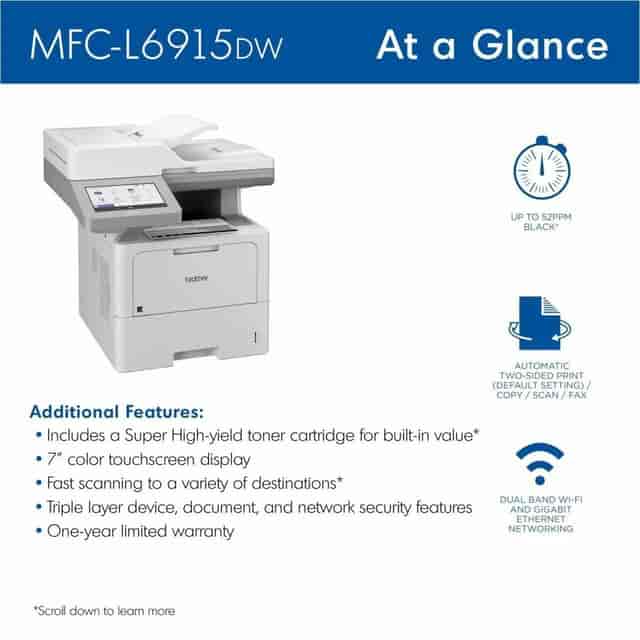 BRTMFCL6915DW Product Image 4