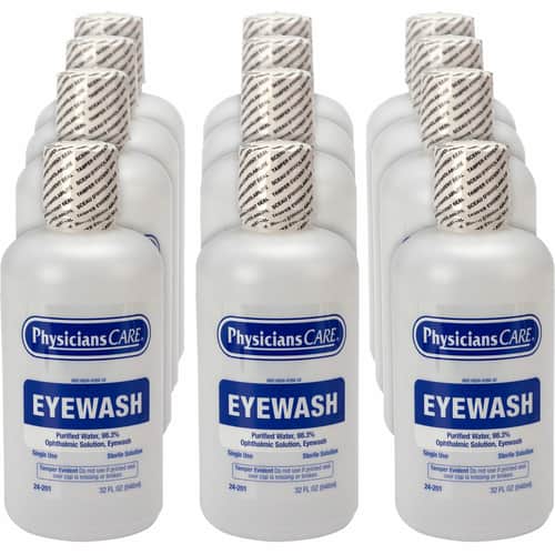 Sterile Ophthalmic Solution Eyewash by First Aid Only™ FAO24201CT ...