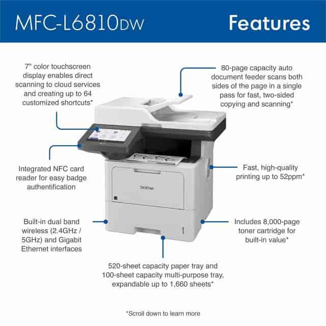 BRTMFCL6810DW Product Image 4