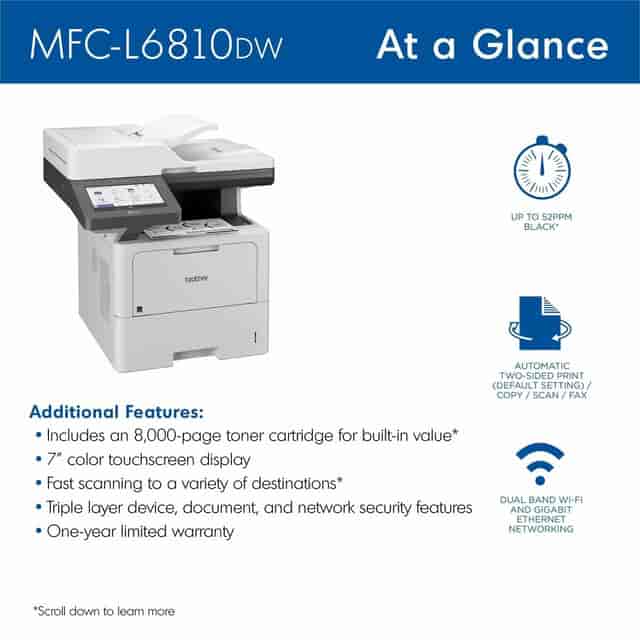 BRTMFCL6810DW Product Image 5