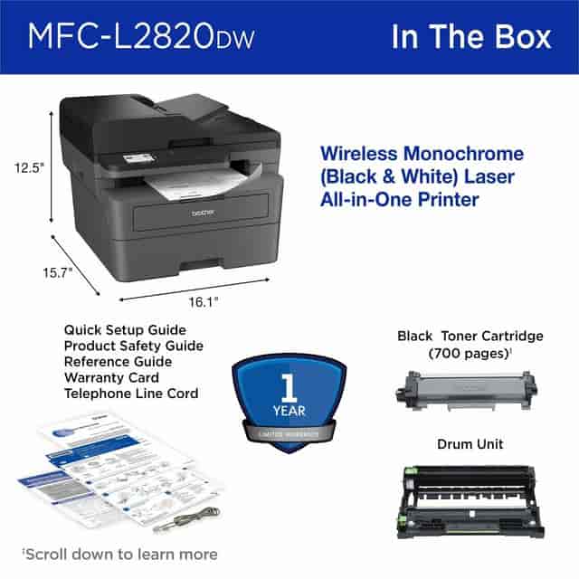 BRTMFCL2820DW Product Image 11
