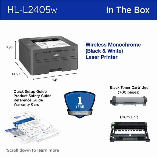 BRTHLL2405W Product Image 10