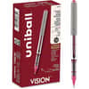 UBC60384 - Vision Rollerball Pen, 0.7 mm, Fine Pen Point, Passion Pink Ink, Liquid, Writing, 12 / Dozen