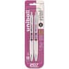 UBC1745148 - 207 Pink Ribbon Gel Pen, 0.7 mm Medium Pen Point, Refillable, Retractable, Black Ink, Pigment-based, Liquid Gel Ink, Pink Barrel, Writing, 2 / Pack