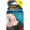 MMM410H - Scotch-Mount Clear Double-Sided Mounting Tape, 5 ft Length x 1" Width, Clear, Acrylic Backing, Acrylic Adhesive, For Multi Surface, Multipurpose, 1 Roll
