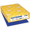 WAU21906 - Astrobrights 24 lb Colored Paper, Letter, 8 1/2" x 11", 24 lb Basis Weight, Heavyweight, Acid-free, Lignin-free, Blue, 500 Sheets per Ream, 500 / Ream