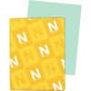 WAU82351 - 67 lb. Vellum Bristol Paper, 92 Brightness, Letter, 8 1/2" x 11", 67 lb Basis Weight, Vellum, Fast-drying, Durable, Acid-free, Green, 250 Sheets, 250 / Pack