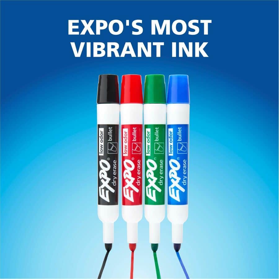 Bold Color Dry-erase Markers by Expo SAN82074A | OnTimeSupplies.com