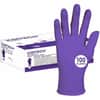 ANS55082 - Purple Nitrile Exam Gloves, 5.9 mil Thickness x 9.50" Glove Length, Splash Protection, Medium Size, For Right/Left Hand, Nitrile, Purple