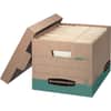 FEL12775 - Recycled R-Kive File Storage Box, Internal Dimensions: 12" Width x 15" Depth x 10" Height, External Dimensions: 12.8" Width x 16.5" Depth x 10.4" Height, 800 lb, Media Size Supported: Letter, Legal