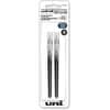 UBC61234PP - Vision Elite Refill, 0.80 mm , Bold Point, Assorted, Black, Blue Ink, Super Ink, Fraud Resistant, Fade Resistant, Water Resistant, Washable, Smooth Flowing Ink, Tungsten Carbide Ball, 2 / Pack