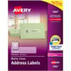 AVE5661 - Easy Peel Return Address Labels, 1" Width x 4" Length, Permanent Adhesive, Rectangle, Laser, Matte, Clear, Film