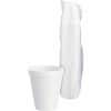 DCC8J8 - J Cup 8 oz Insulated Foam Cups, 8 fl oz, White, Foam, Tea, Coffee, Juice, Soft Drink, Hot Drink, Cold Drink, Cappuccino, Hot Chocolate, 25 / Pack