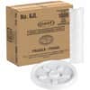 DCC6JL - Foam Cup Vented Lids, Round, Foam, White, 1 Carton