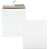QUA64016 - Sturdy Fiberboard Photo Mailers, Photo/Document, 11" Width x 13 1/2" Length, Peel & Seal, White, Fiberboard, 25 / Box