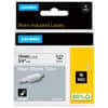 DYM18057 - Rhino Heat Shrink Tube Labels, x 3/4" Width, Direct Thermal, White, Black, Vinyl, 1 Each